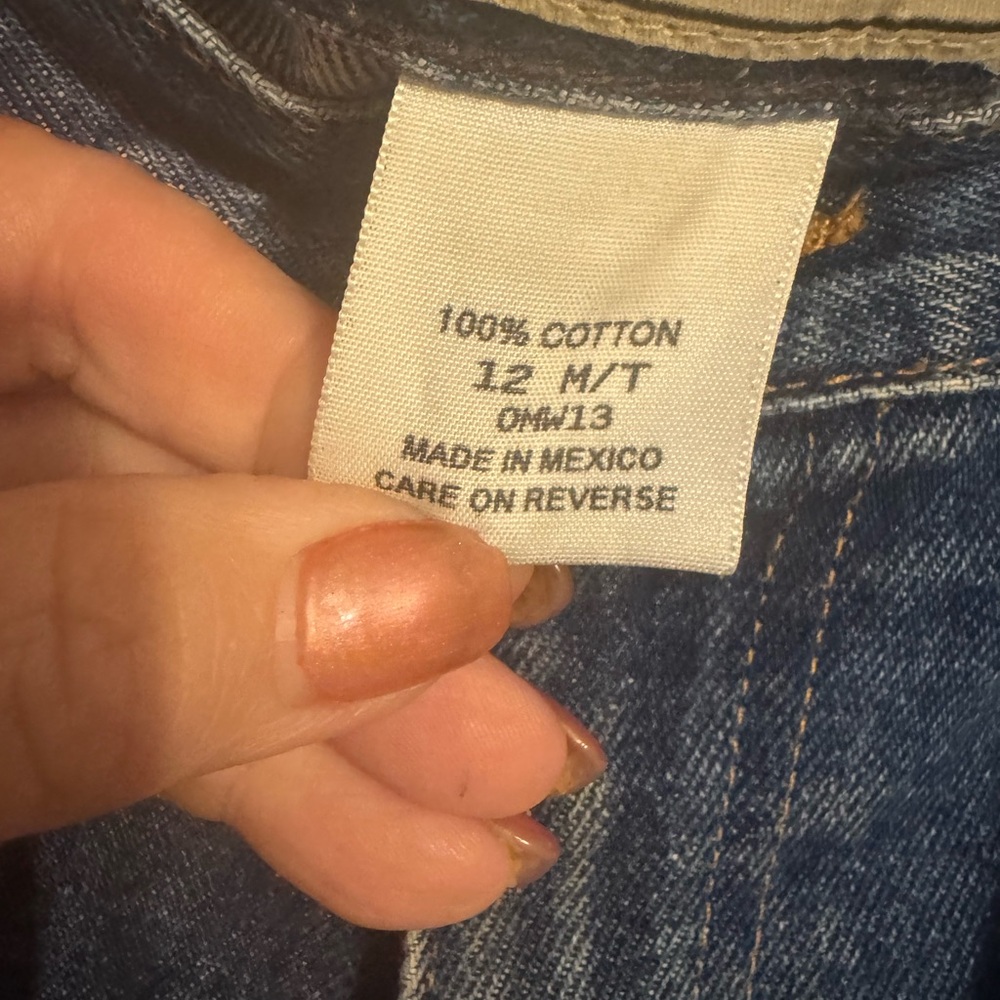 L.L. Bean Indigo Jeans   SIZE:   12 TALL      #Y - Picture 5 of 9